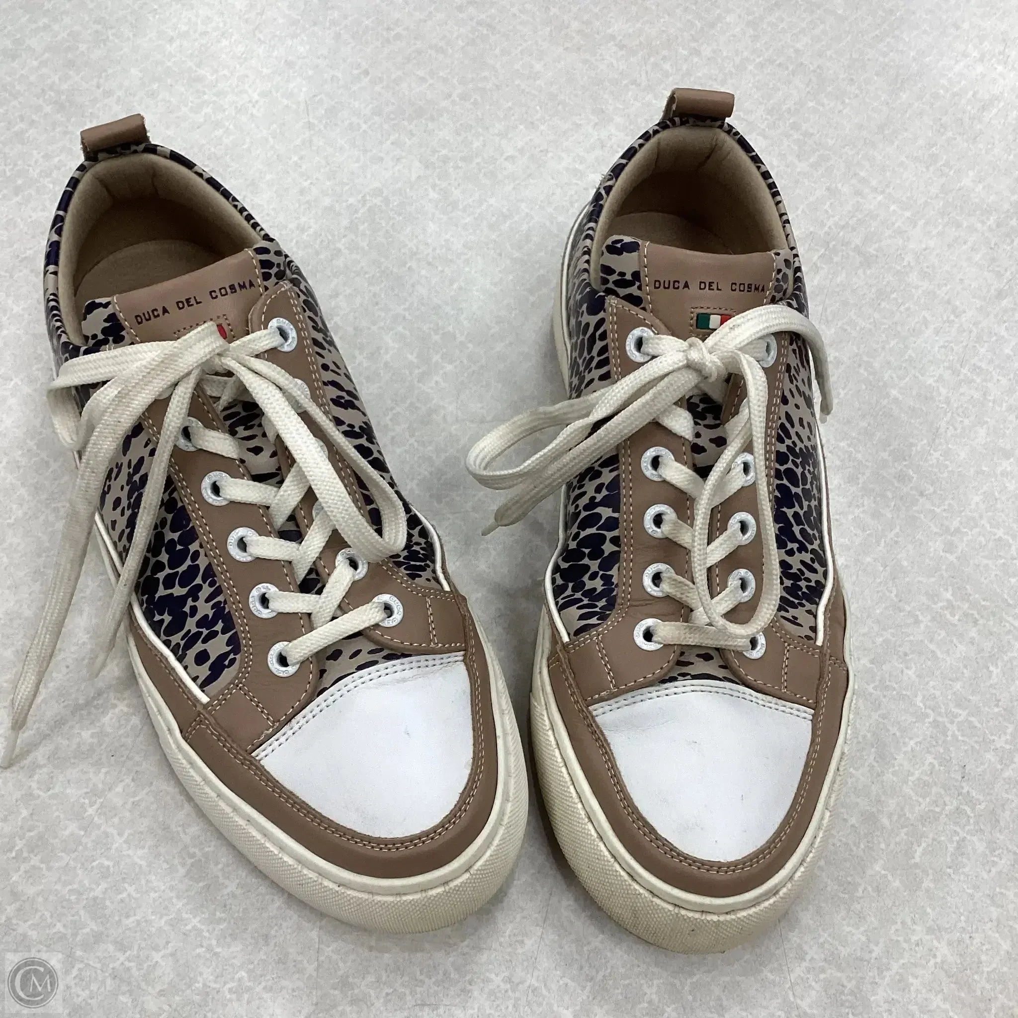 Shoes Athletic By duca del cosma In Animal Print, Size: 8.5