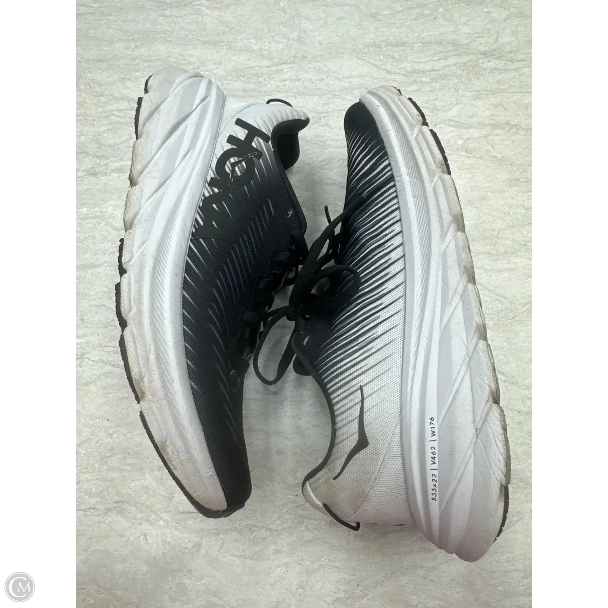 Shoes Athletic By Hoka In Black & Blue, Size: 9.5