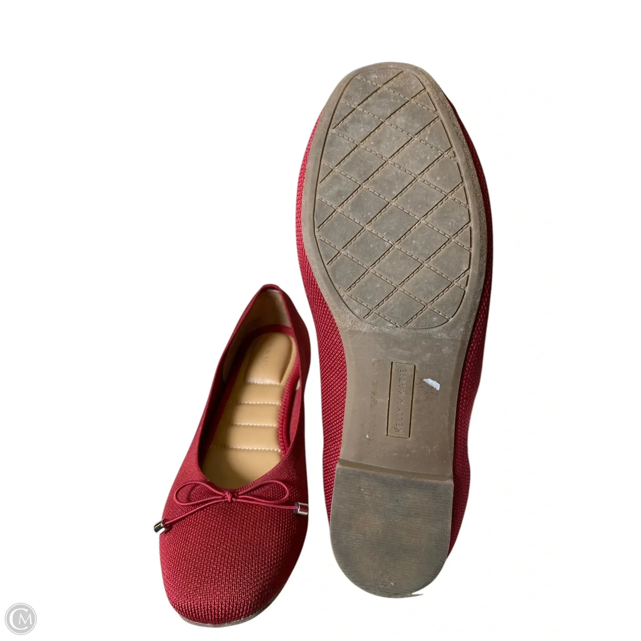 Shoes Athletic By Kelly And Katie In Red, Size: 10