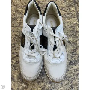 Shoes Athletic By Michael By Michael Kors In Tan & White, Size: 10