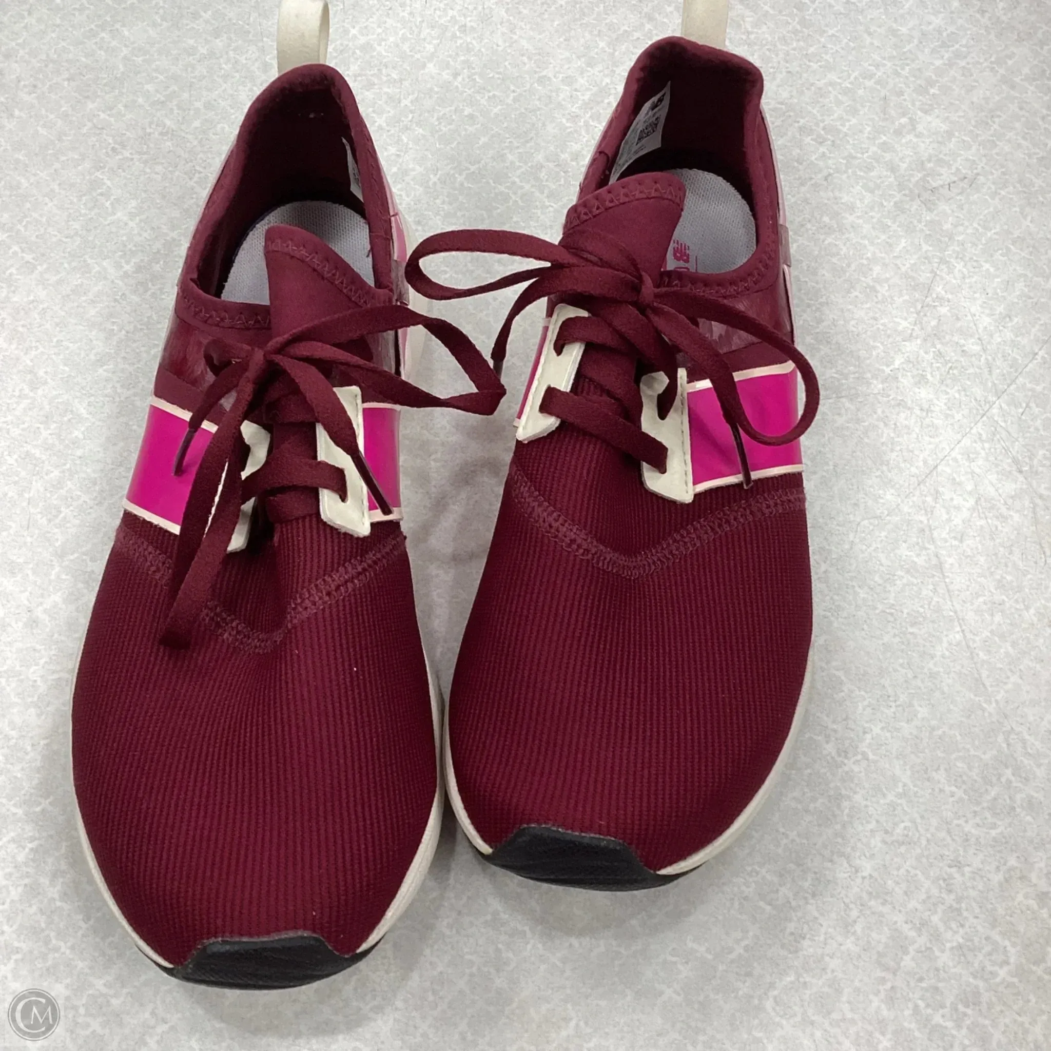 Shoes Athletic By New Balance In Maroon, Size: 8.5