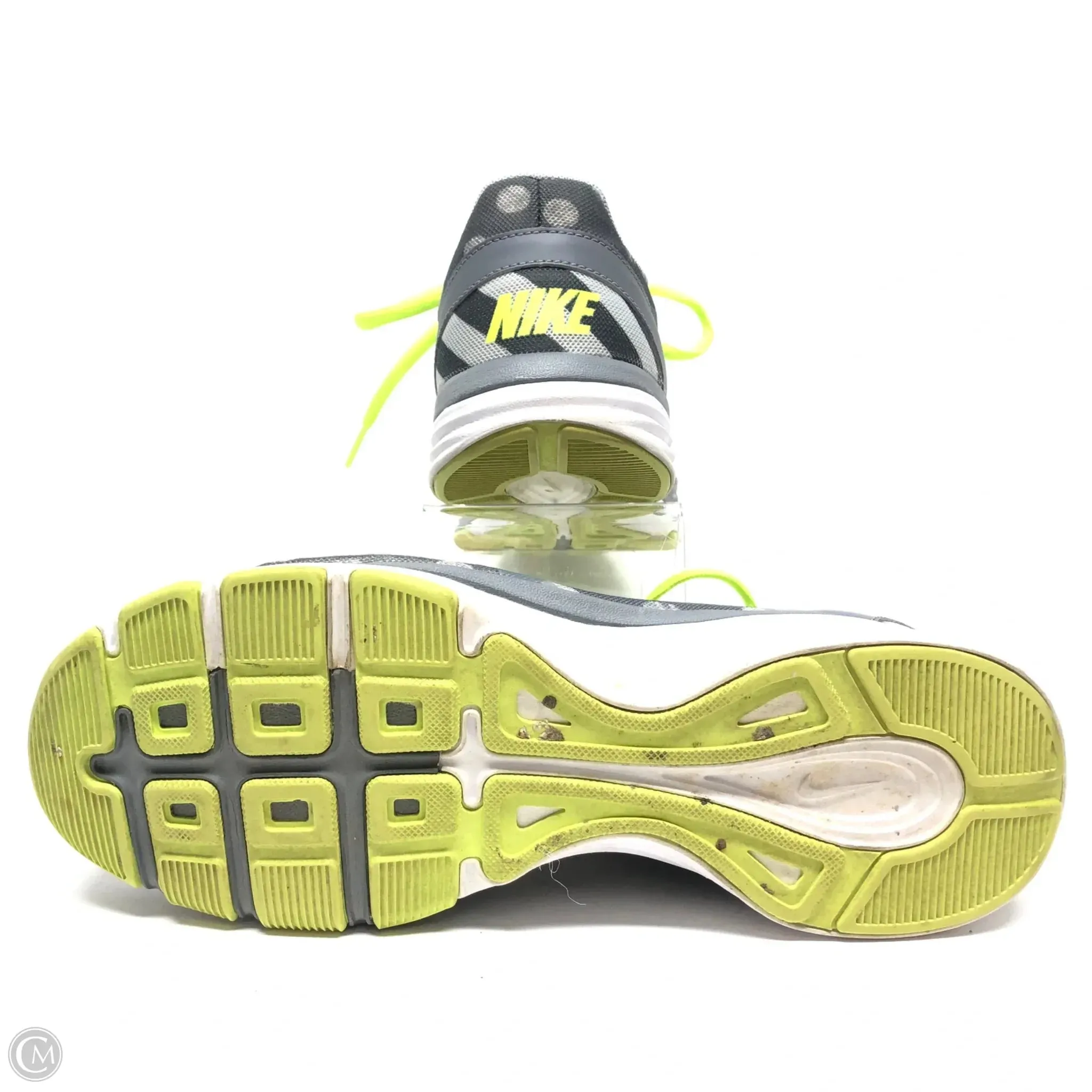 Shoes Athletic By Nike In Green & Grey, Size: 9