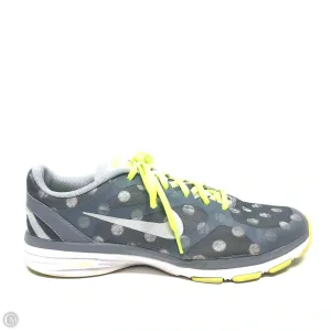 Shoes Athletic By Nike In Green & Grey, Size: 9