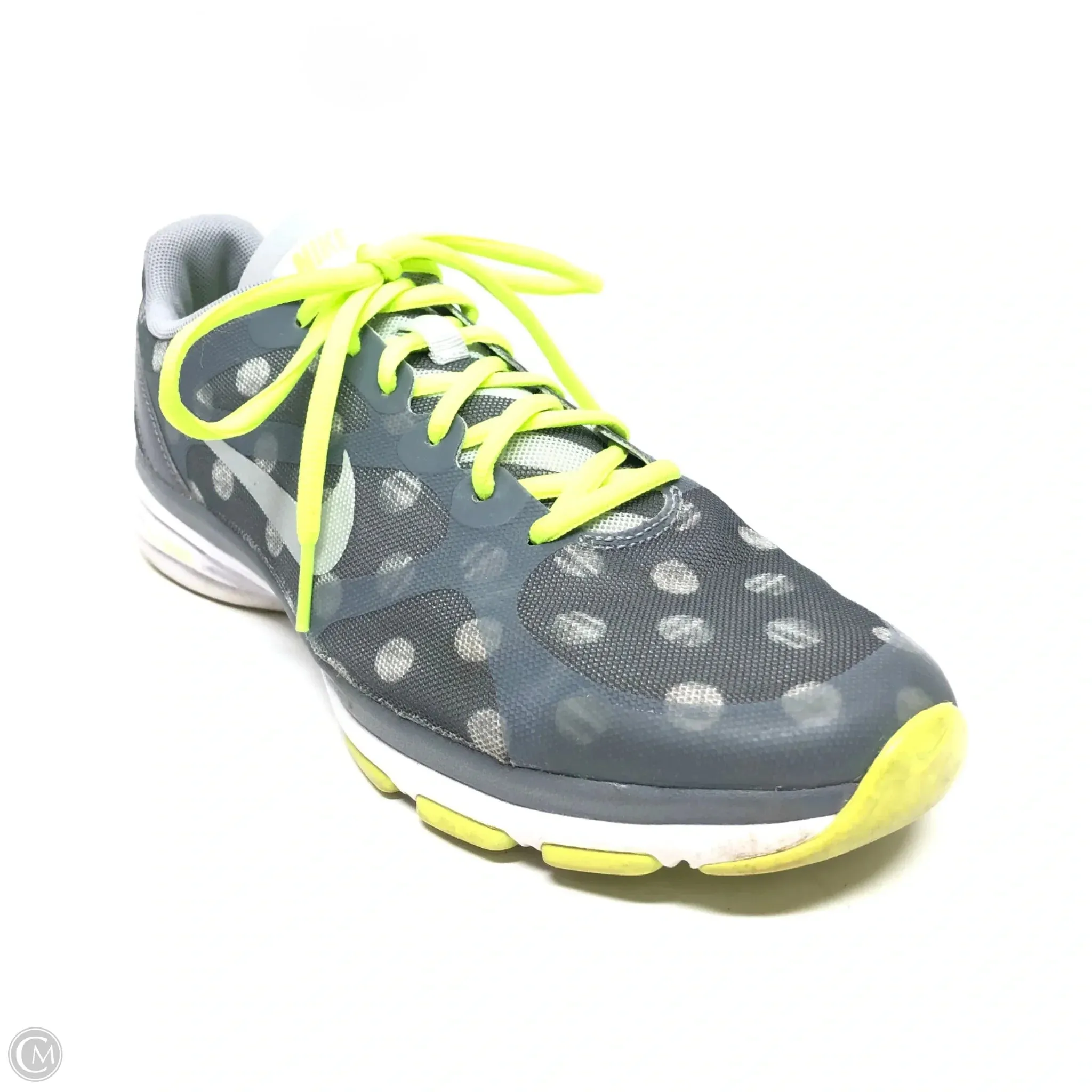Shoes Athletic By Nike In Green & Grey, Size: 9