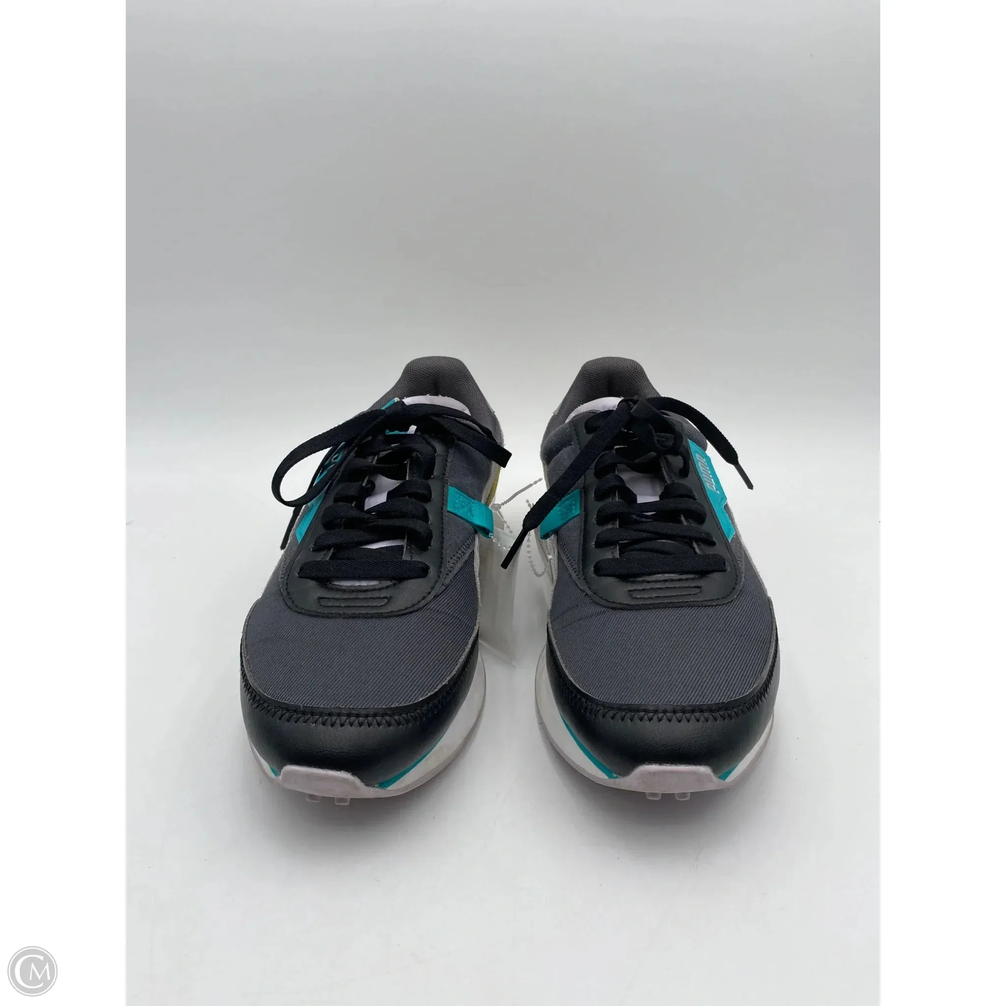 Shoes Athletic By Puma In Black & Yellow, Size: 9.5