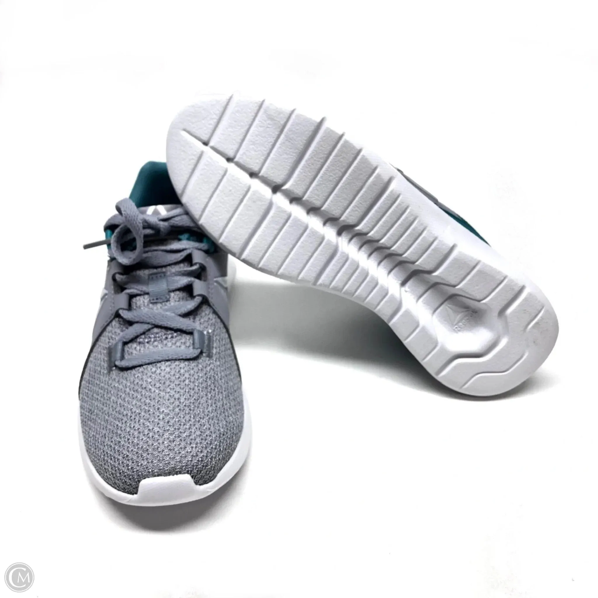 Shoes Athletic By Reebok In Blue & Grey, Size: 5.5