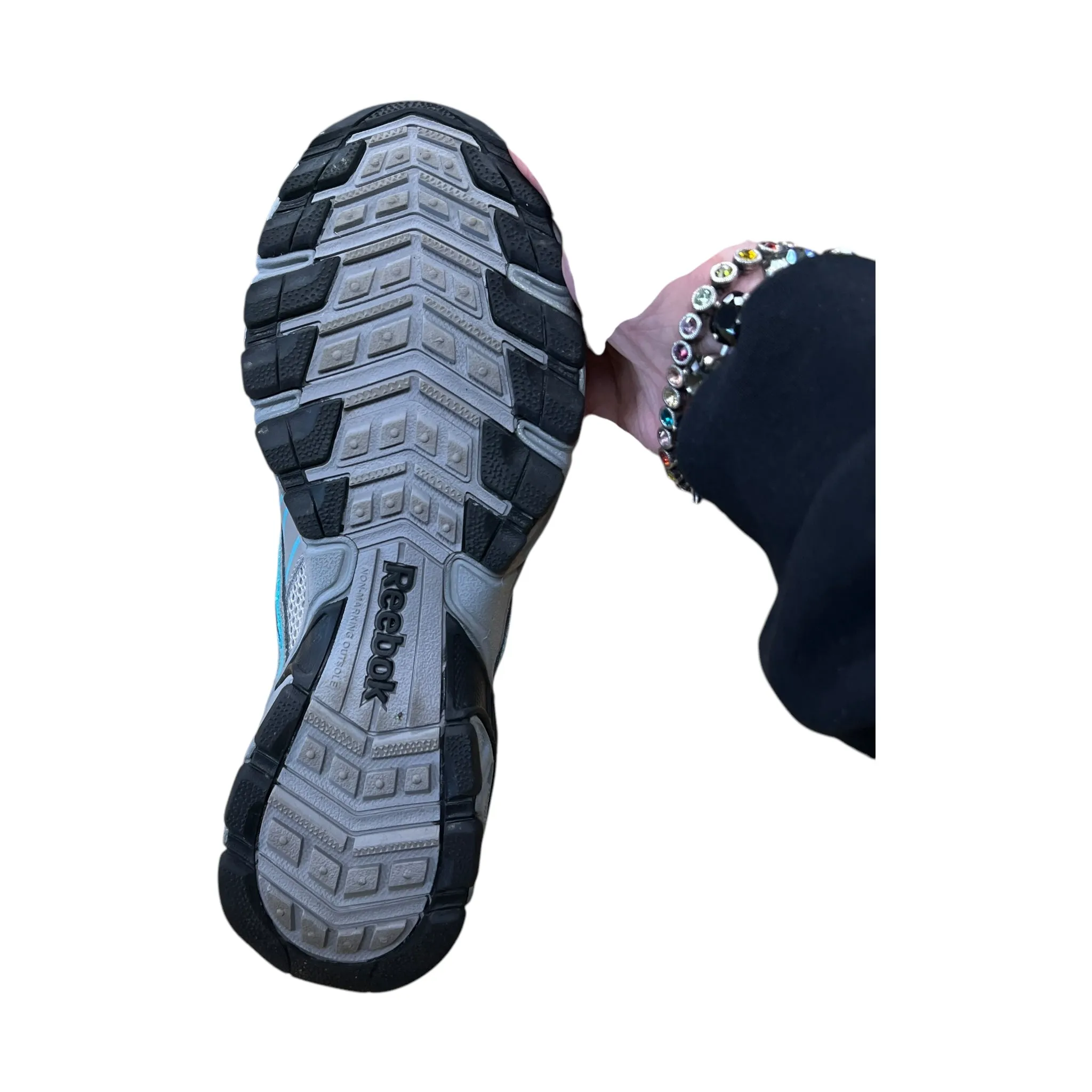 Shoes Athletic By Reebok In Grey, Size:8
