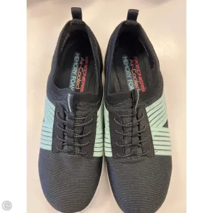 Shoes Athletic By Skechers In Black & Blue, Size: 8