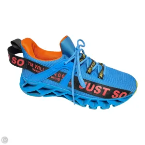 Shoes Athletic By Skechers In Blue & Orange, Size: 8.5