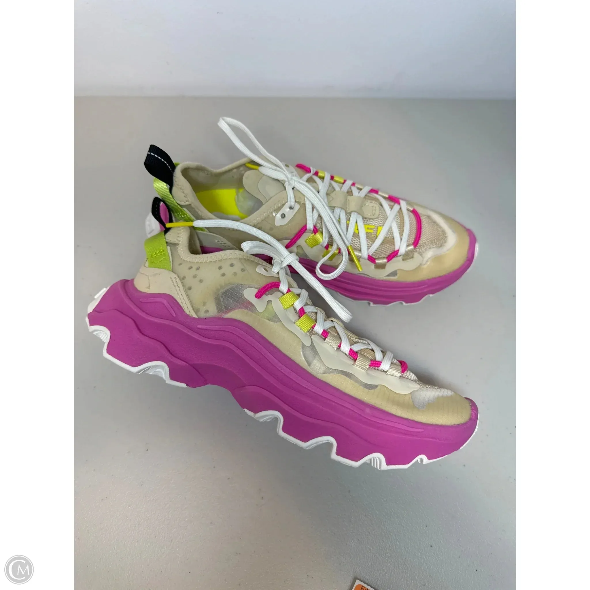 Shoes Athletic By Sorel In Cream & Pink, Size: 6