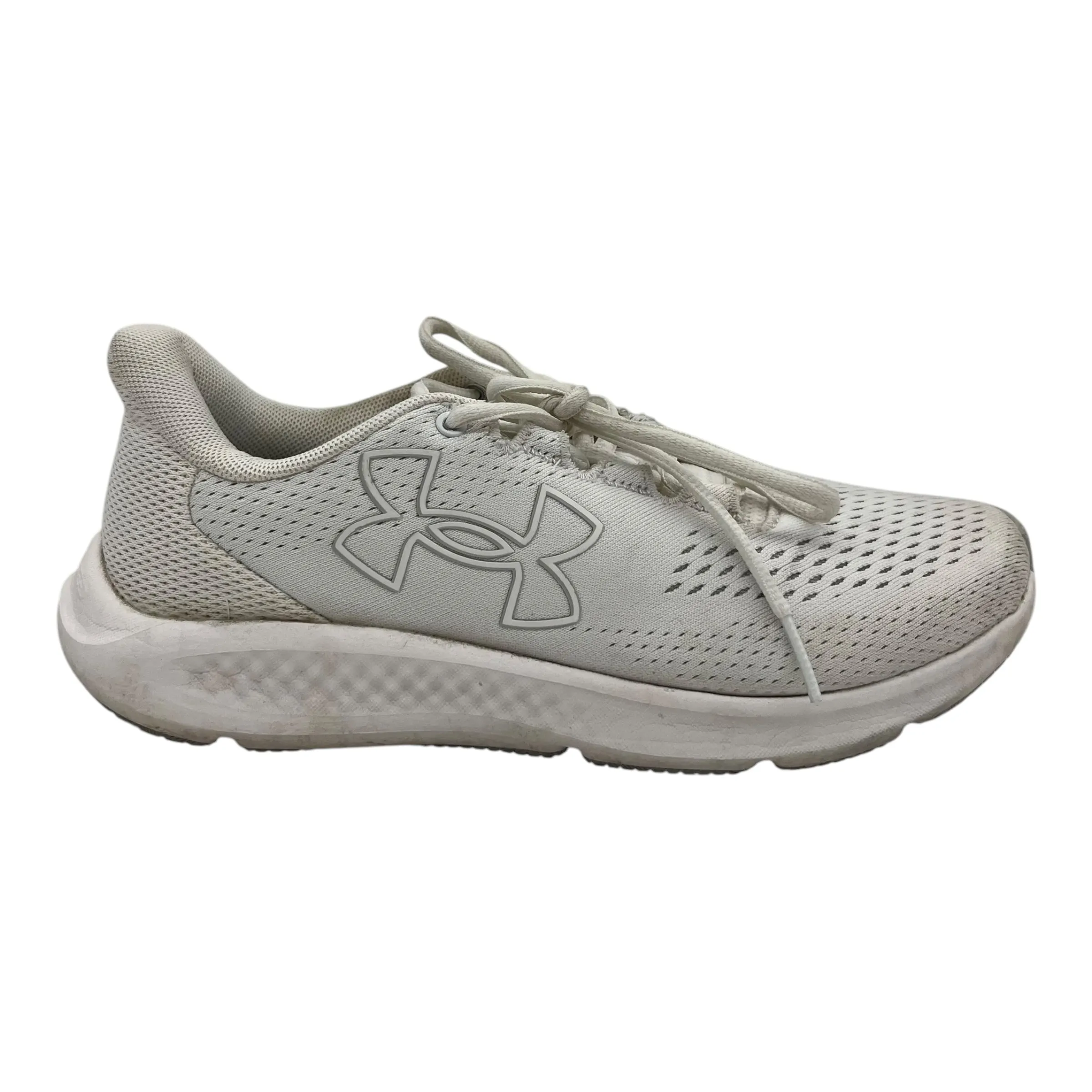 Shoes Athletic By Under Armour In White, Size:7.5
