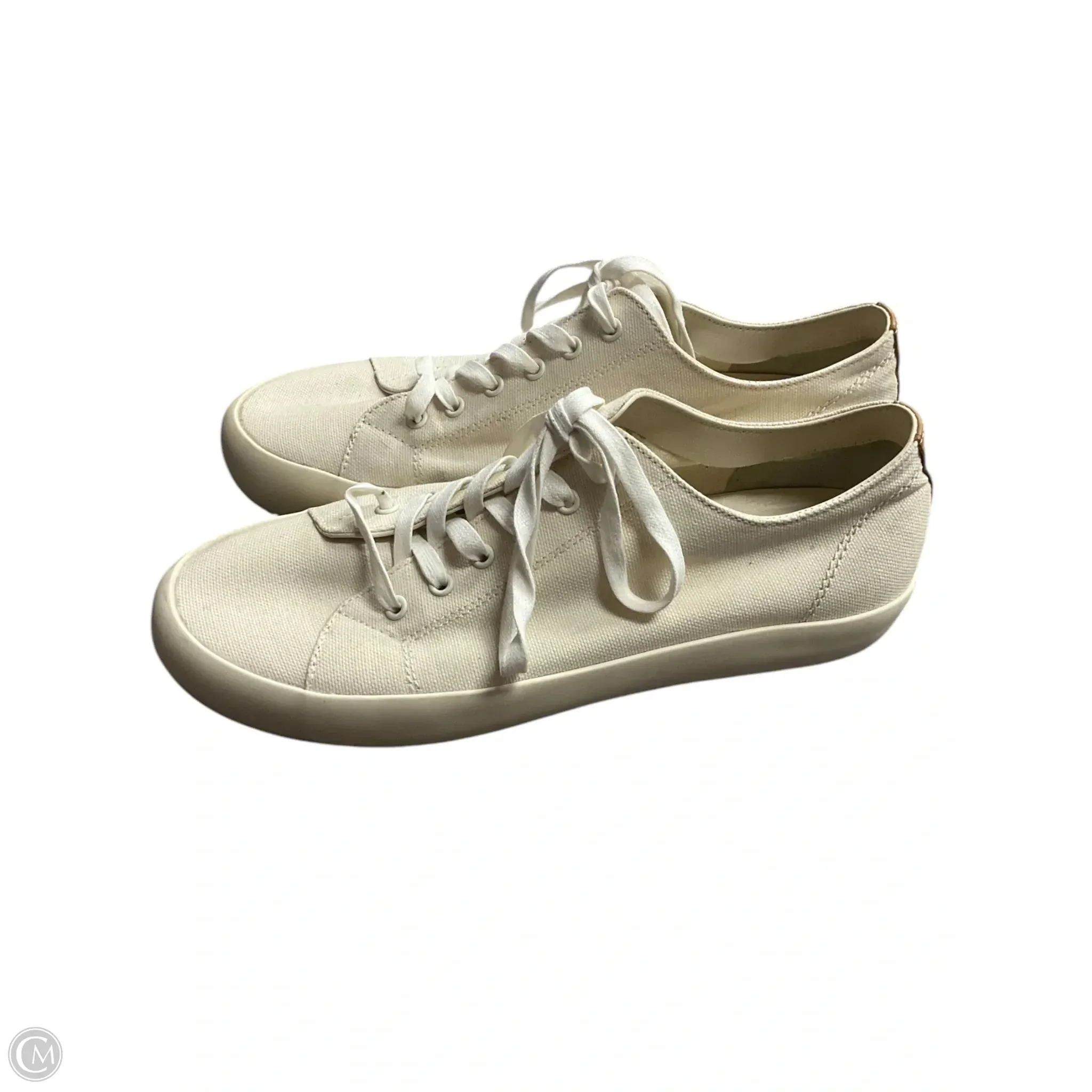 Shoes Athletic By Vince In Cream, Size: 11
