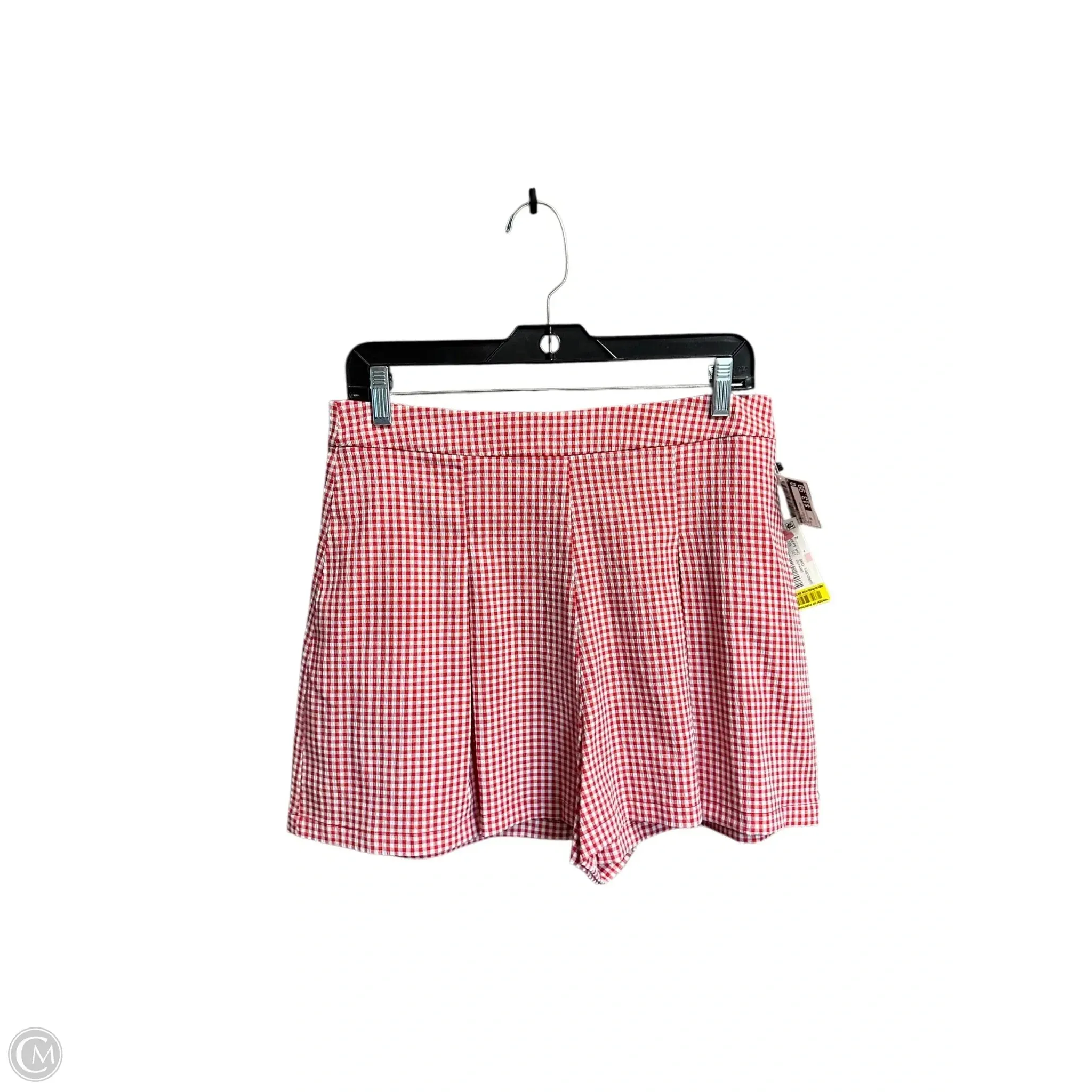 Shorts By 1.state In Checkered Pattern, Size: 10