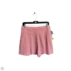 Shorts By 1.state In Checkered Pattern, Size: 10