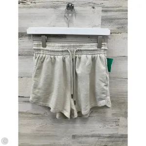 Shorts By H&m In Cream, Size: 4