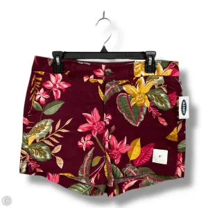 Shorts By Old Navy In Floral Print, Size: M