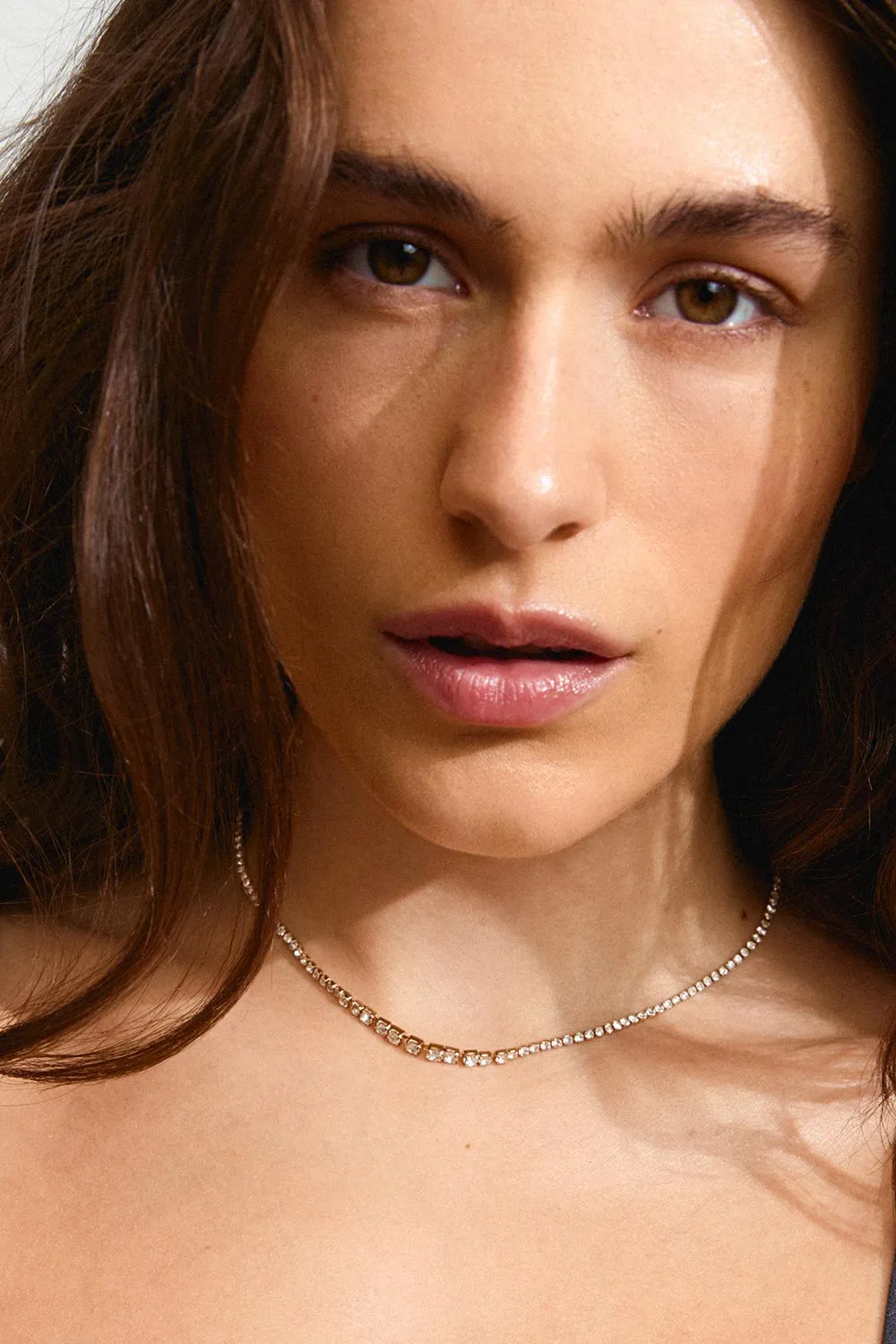 Skye Gold | Tennis Crystal Necklace
