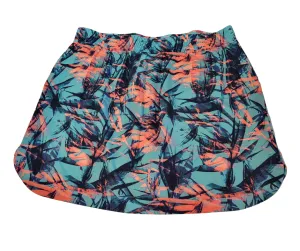 Slazenger Women's Aqua Blue Tropical Print Skort Size L