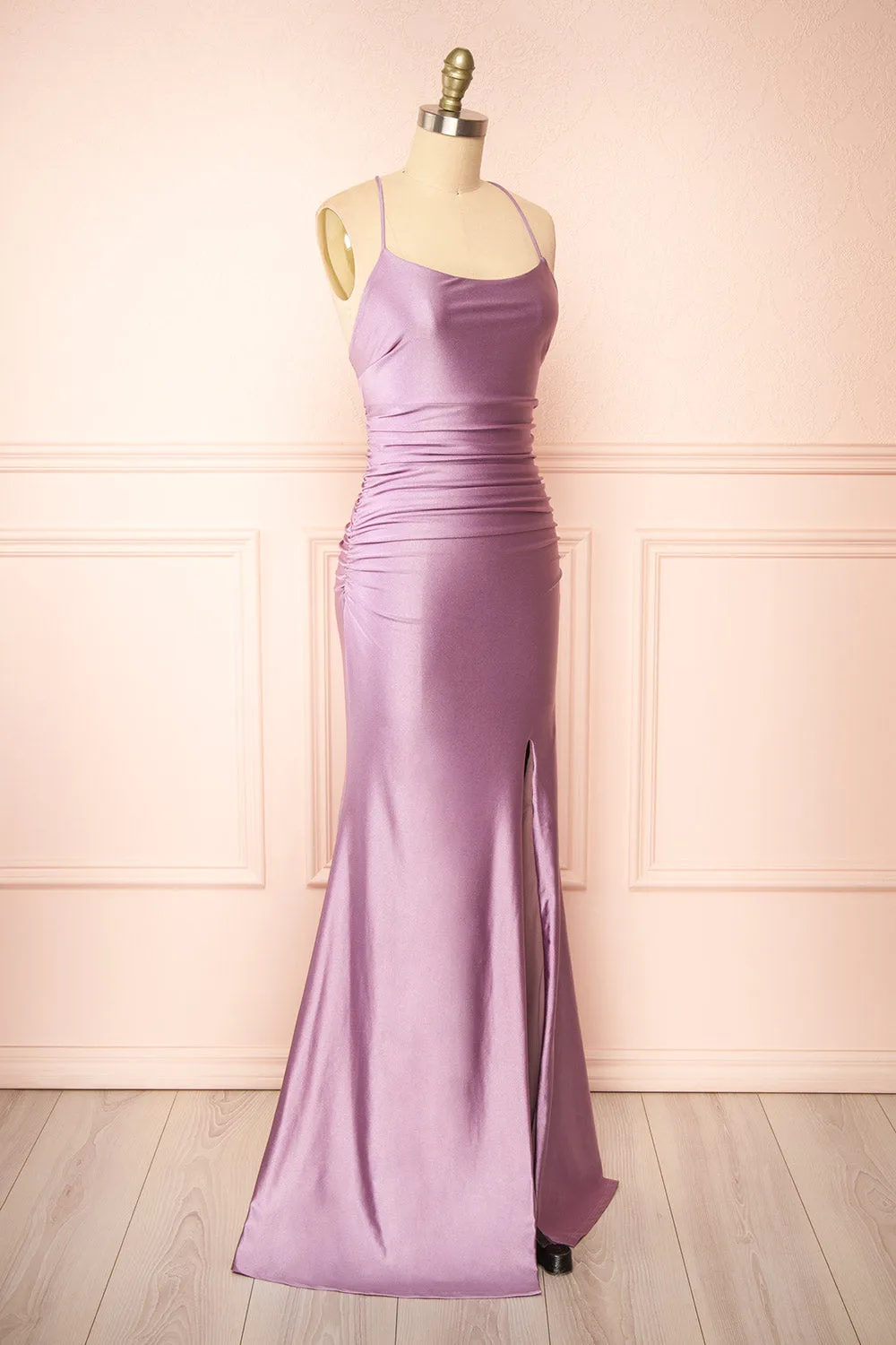 Sonia Lavender | Mermaid Maxi Dress w/ Slit