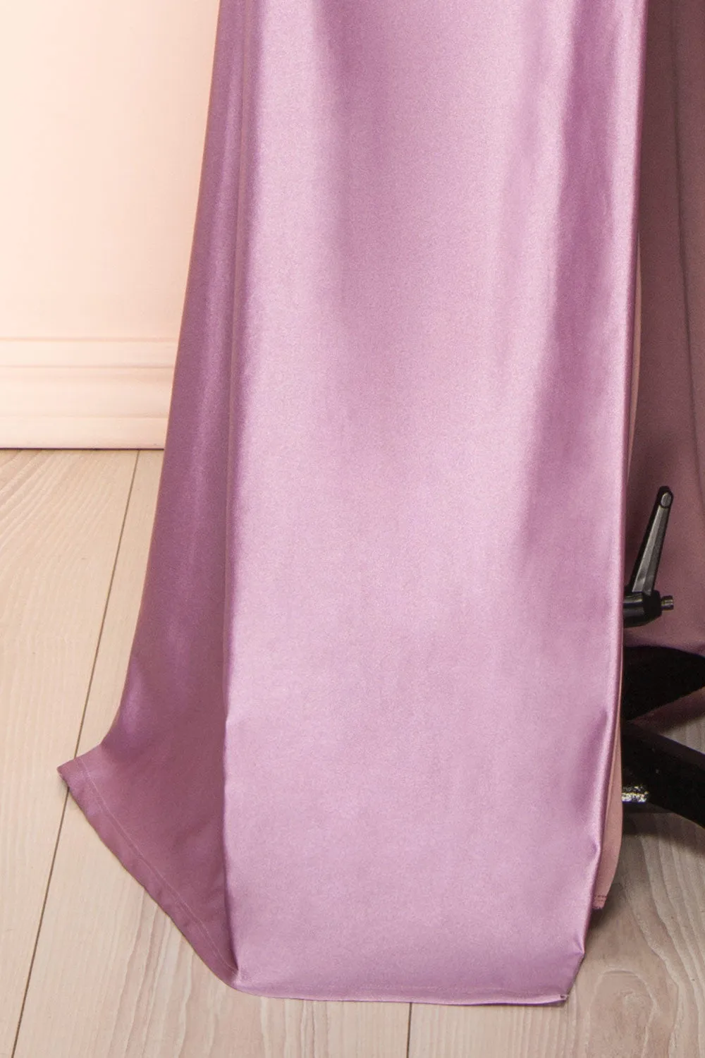 Sonia Lavender | Mermaid Maxi Dress w/ Slit