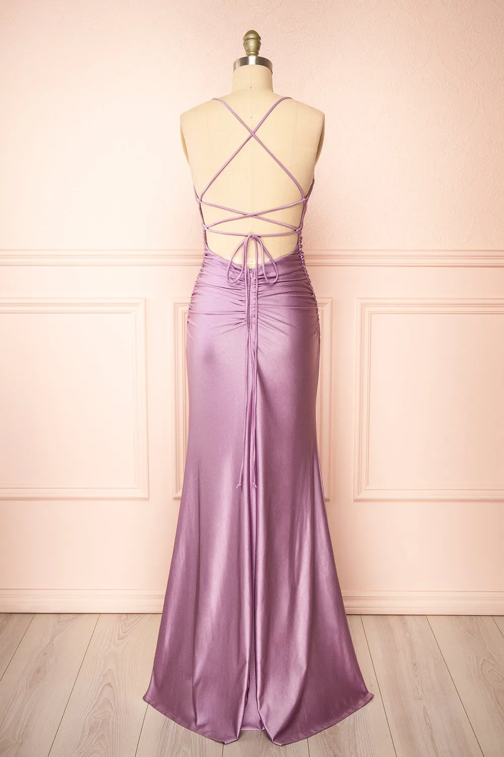 Sonia Lavender | Mermaid Maxi Dress w/ Slit