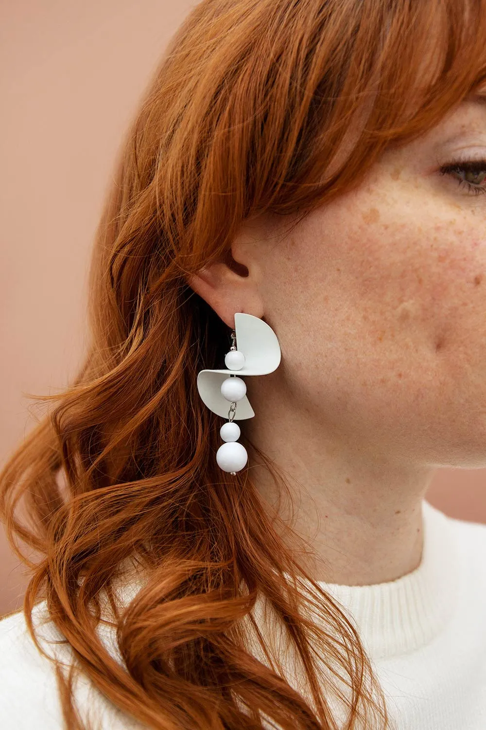 Spirallis | Screw Back Pendant Earrings