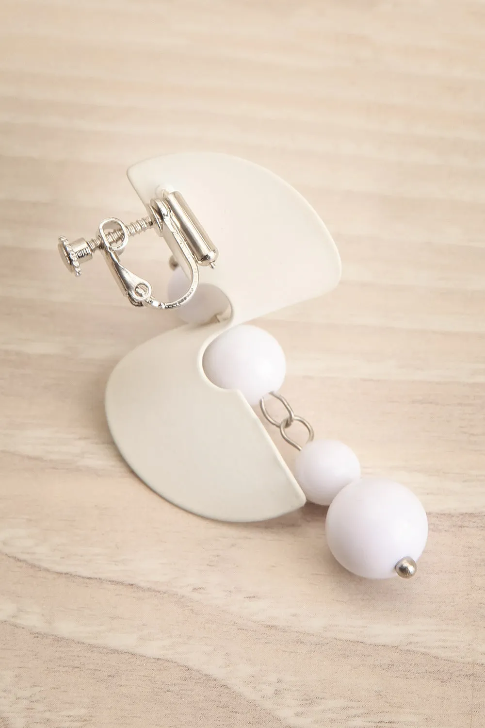 Spirallis | Screw Back Pendant Earrings