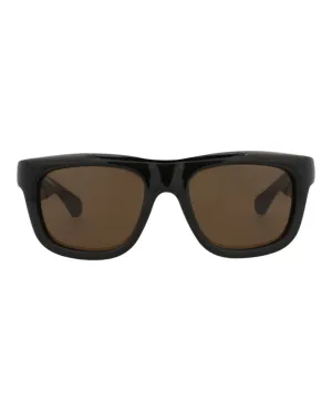 Square-Frame Injection Sunglasses