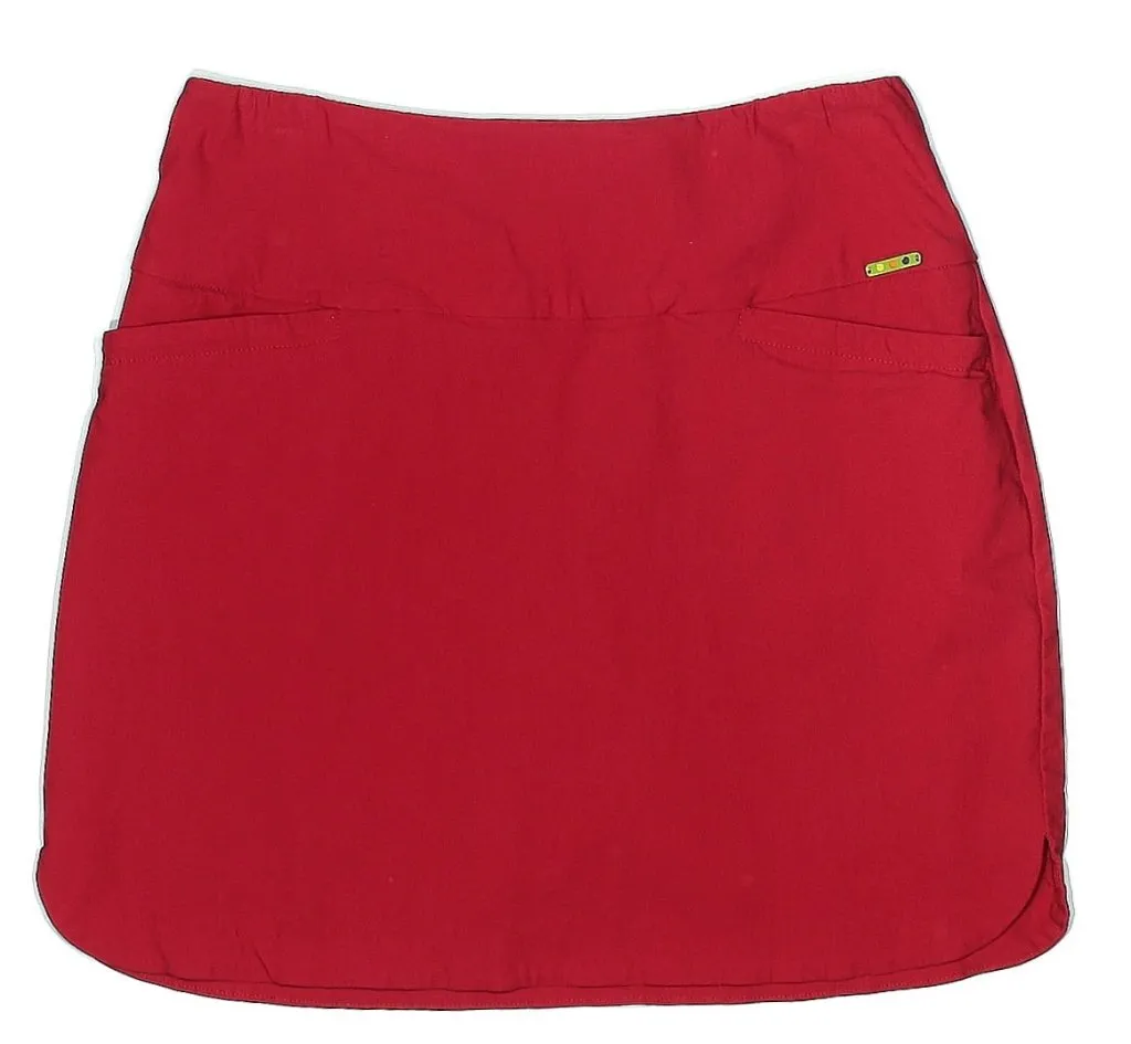 Swing Control Red Pull-on Golf Skort Size 12 MSP$130