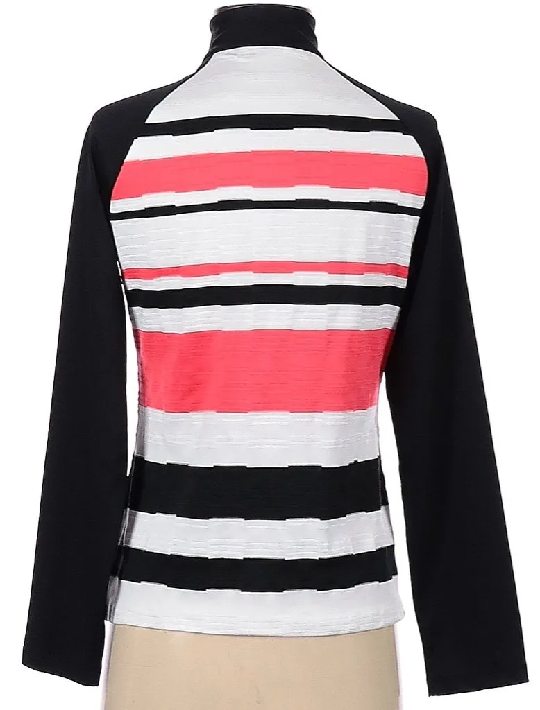 Tail Black, White & Red Striped Pullover Size XS. MSP$96
