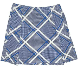 Tail Blue & White Windowpane Skort w/ Yellow Size S. MSP$92