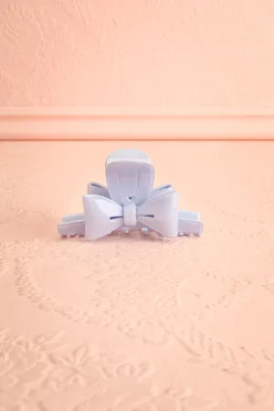 Teagan Blue | Claw Clip w/ Bow