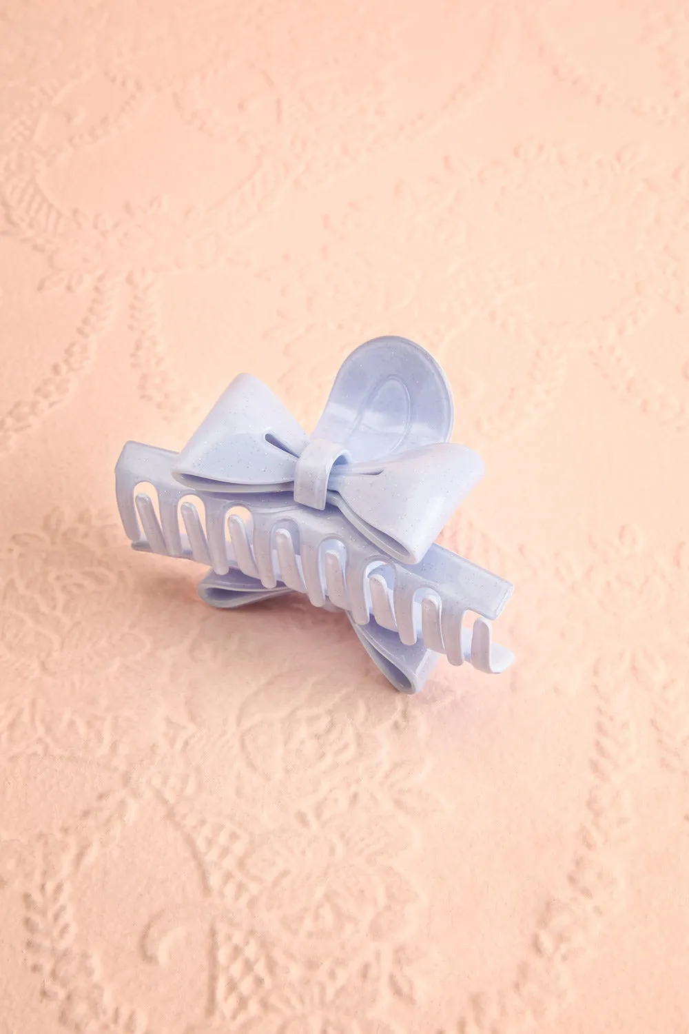 Teagan Blue | Claw Clip w/ Bow