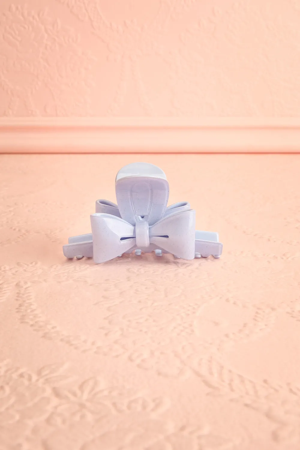 Teagan Blue | Claw Clip w/ Bow