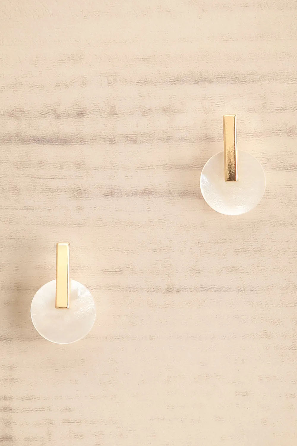 Tenedos Gold | Pendant Earrings
