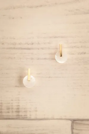 Tenedos Gold | Pendant Earrings