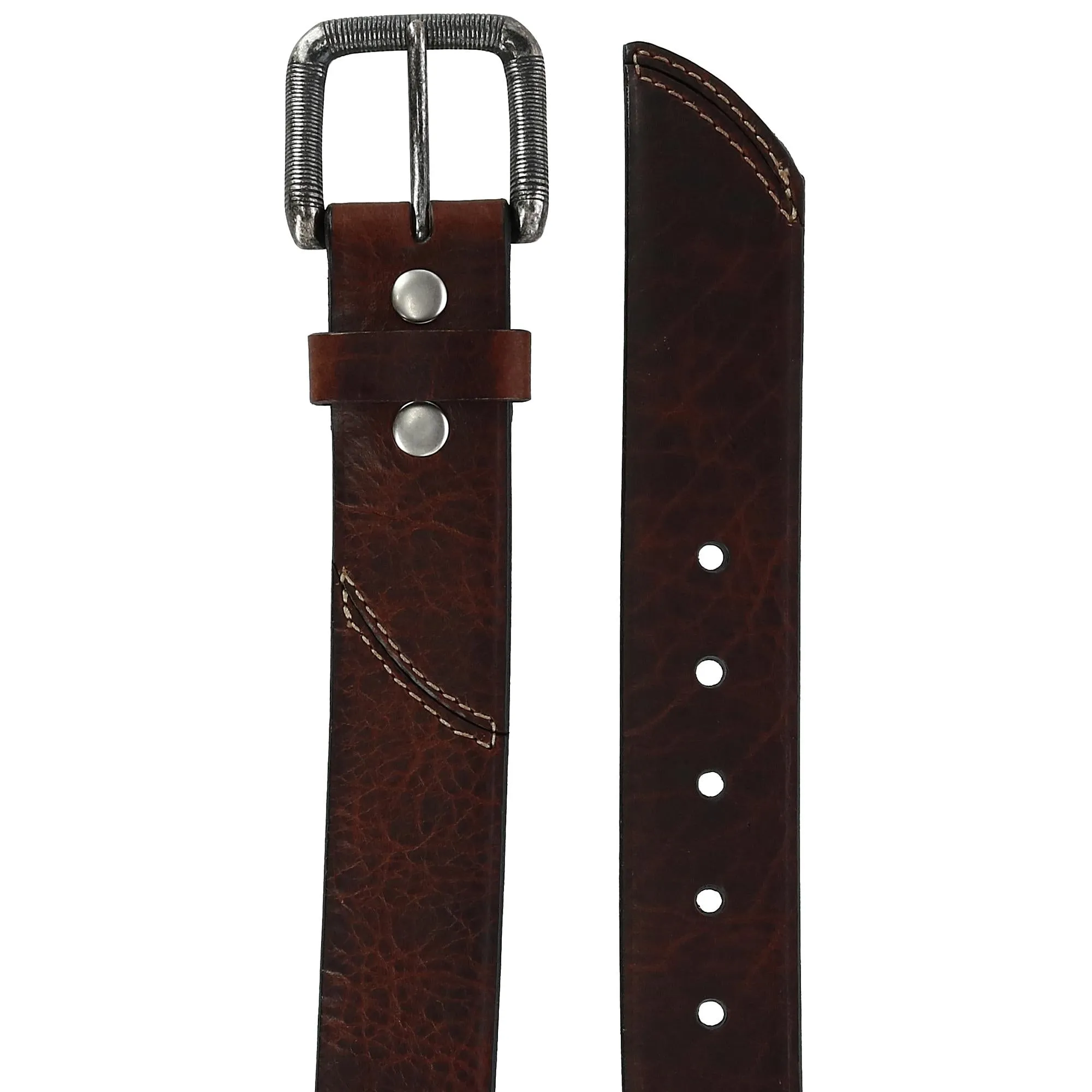 The Crossfire 40mm Genuine Bison Leather Belt