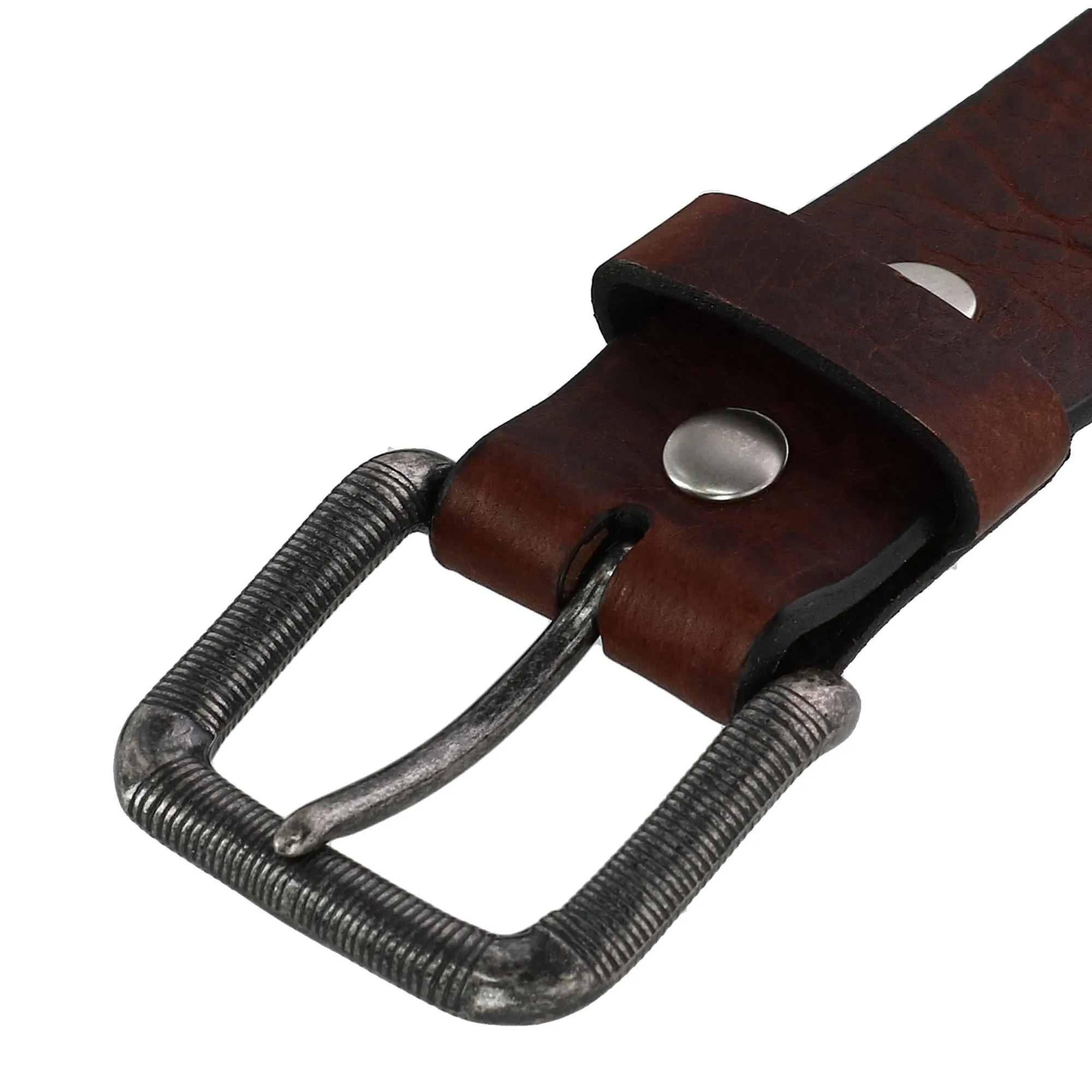 The Crossfire 40mm Genuine Bison Leather Belt