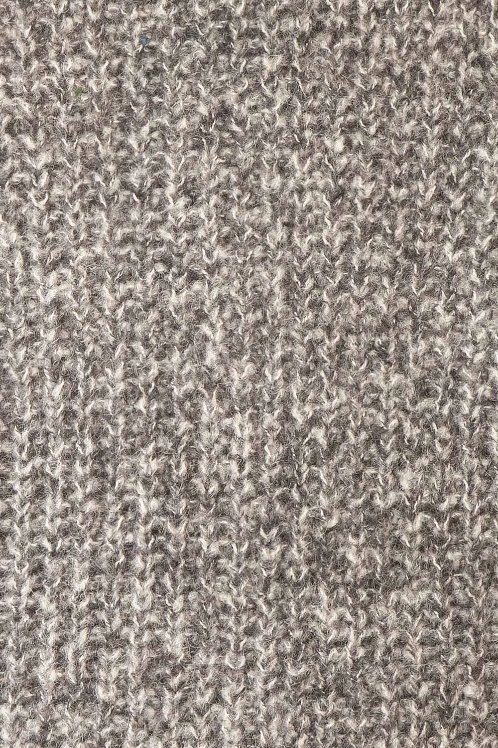 Thessi Grey | Button-Up Thick Knit Cardigan