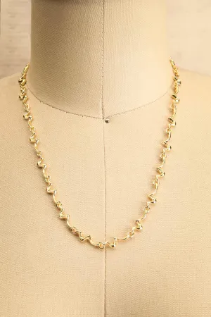 Thuin Gold | Wavy Chain Necklace