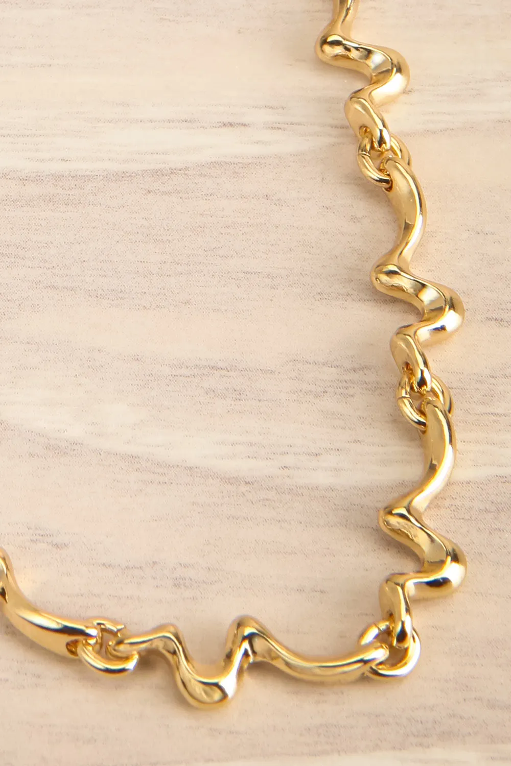 Thuin Gold | Wavy Chain Necklace