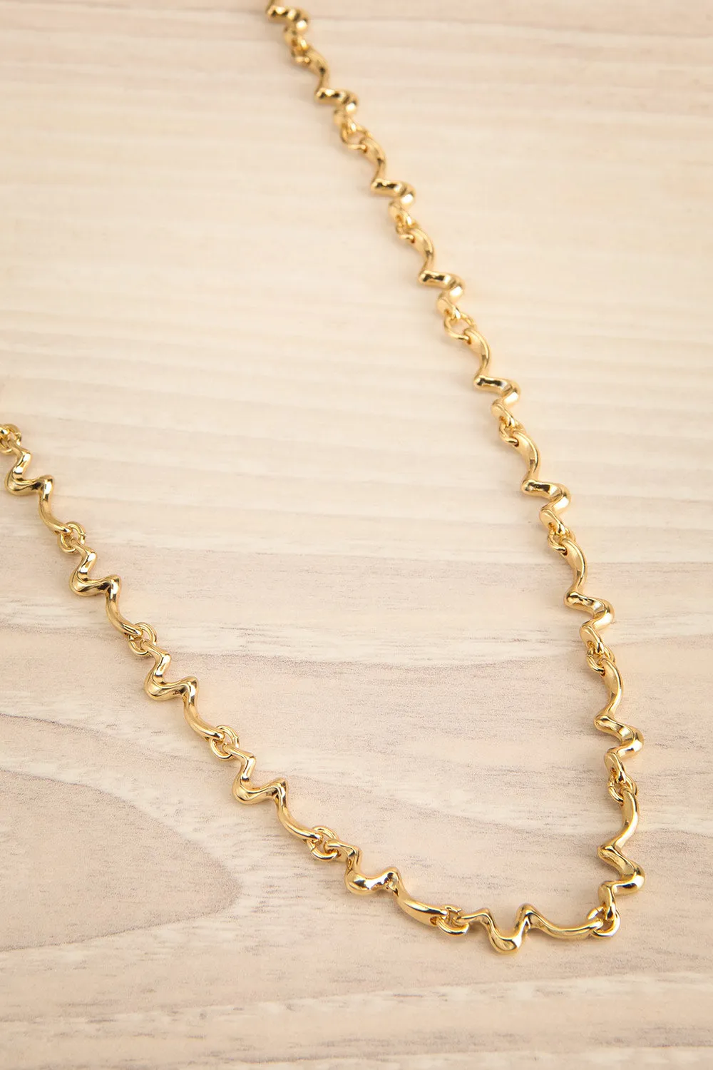 Thuin Gold | Wavy Chain Necklace