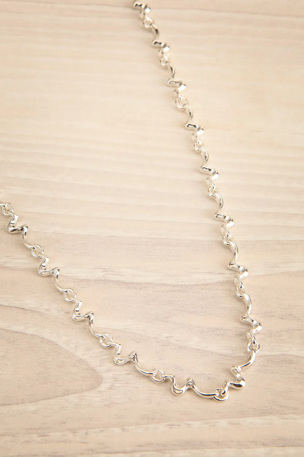 Thuin Silver | Wavy Chain Necklace