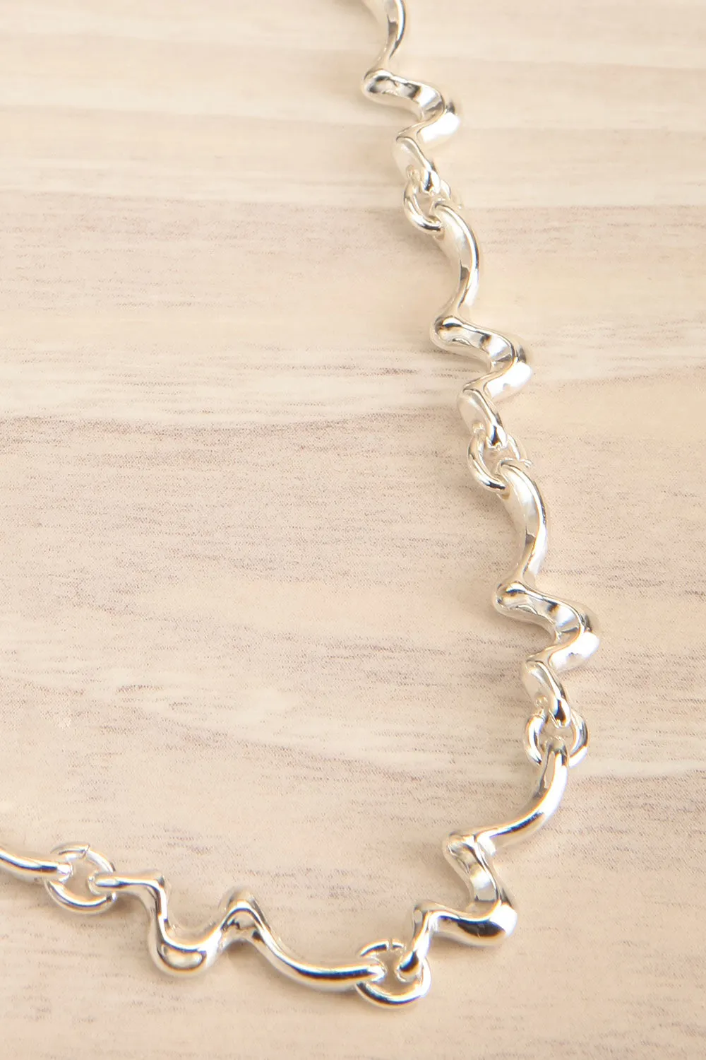 Thuin Silver | Wavy Chain Necklace