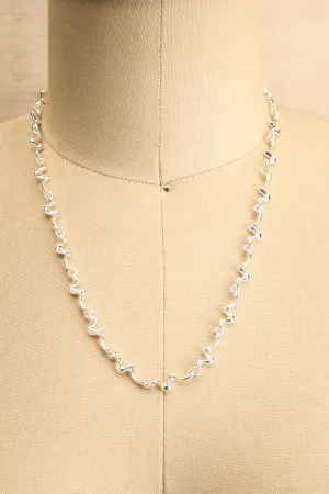 Thuin Silver | Wavy Chain Necklace