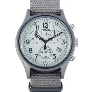 Timex MK1 Aluminum Chronograph 40 mm Quartz Watch TW2T10900