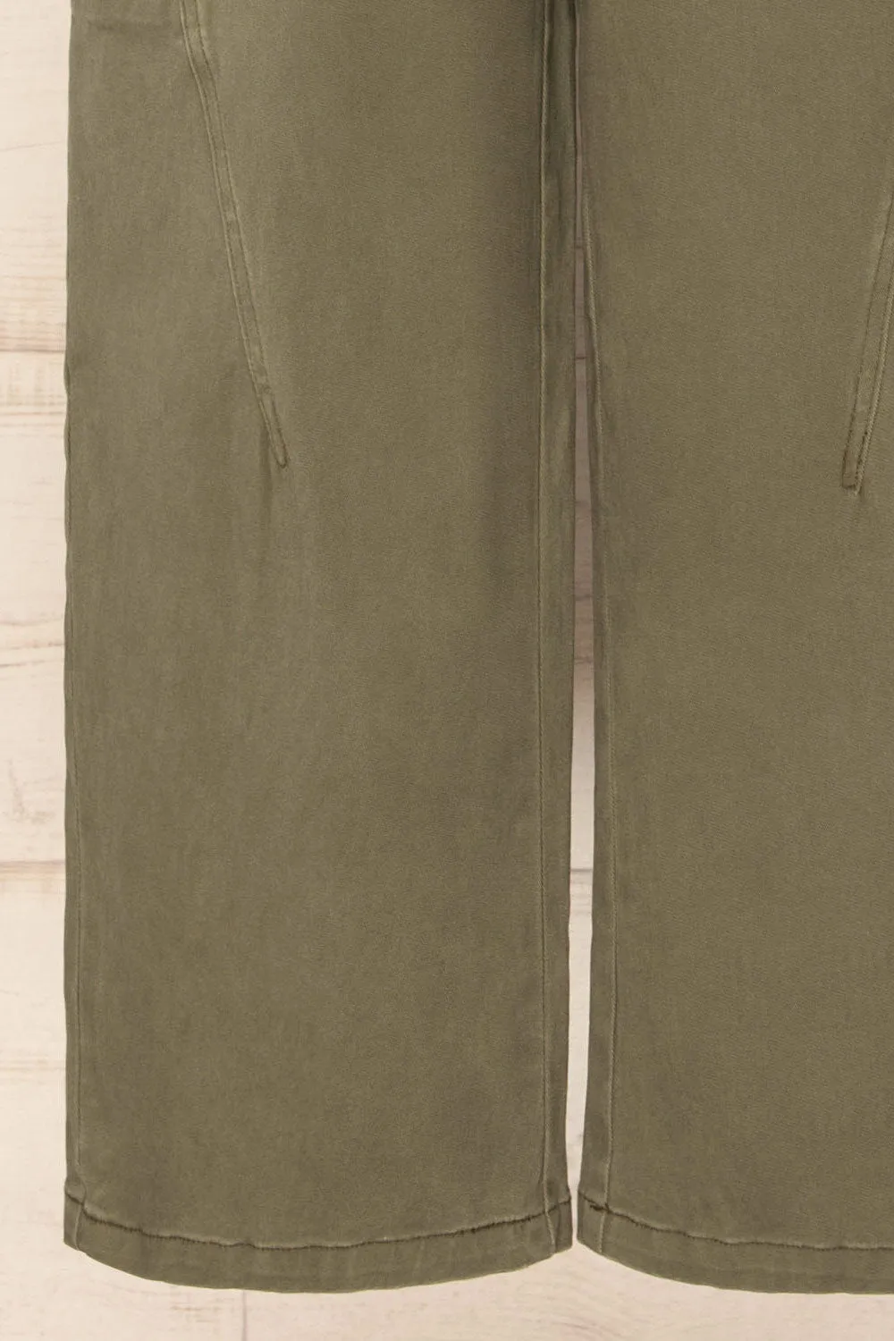 Trax Khaki | Mid-Rise Cargo Pants