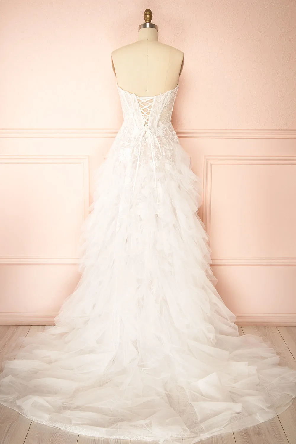Trinity | Drop Waist Wedding Gown w/ Corset