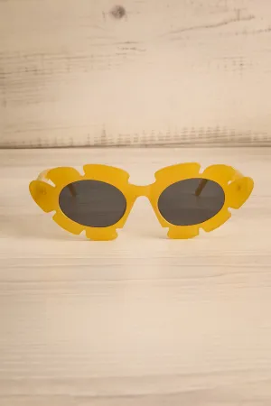 Trixie Yellow | Flower Sunglasses