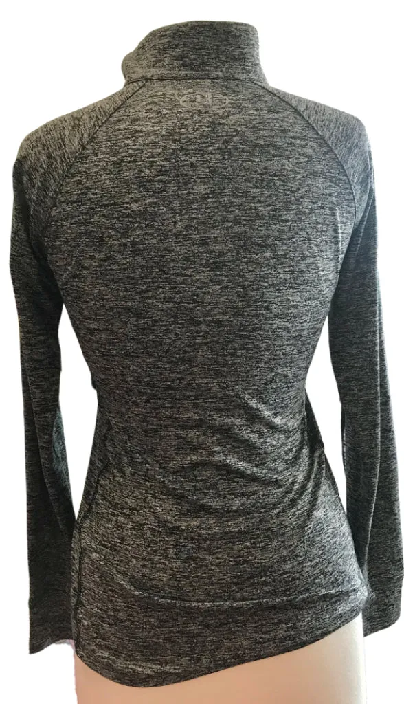 Under Armour Charcoal Heather Half-Zip Pullover. Size M